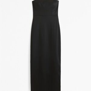 Abercrombie Black Strapless Maxi Dress